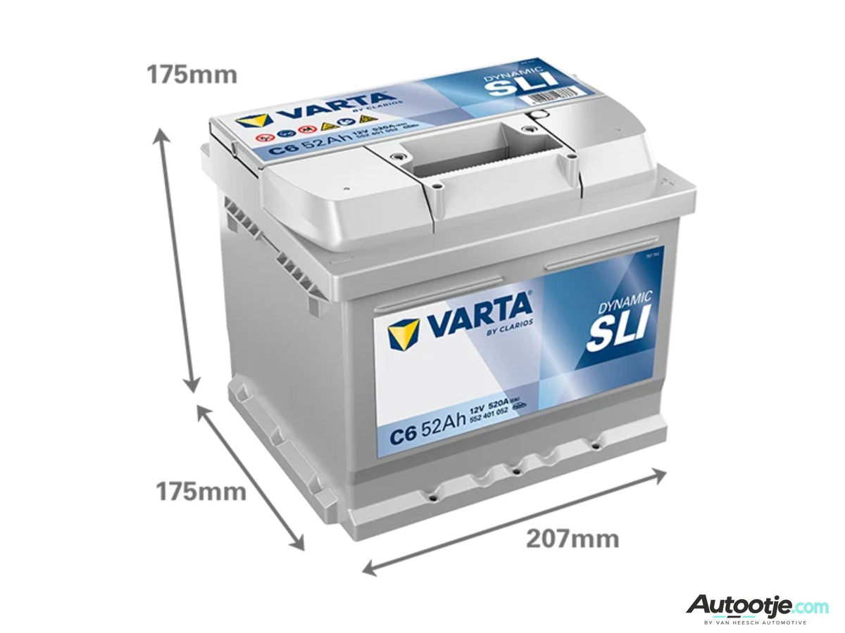 Varta Accu incl. Montage | Citroen C1 1.2 (2014-2018)