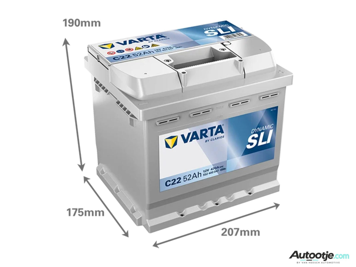 Varta Accu incl. Montage | Hyundai I10 1.2 (2013-2019)