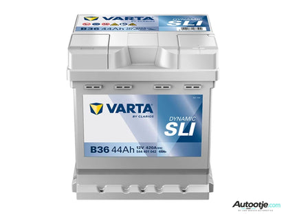 Varta Accu incl. Montage | Fiat 500 1.2 (ZONDER Start/Stop | 2007-2020)
