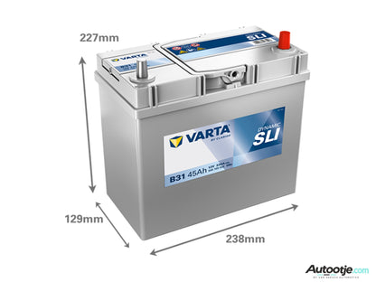 Varta Accu incl. Montage | Suzuki Ignis lll 1.2 (ZONDER Start/Stop | 2016-2020)